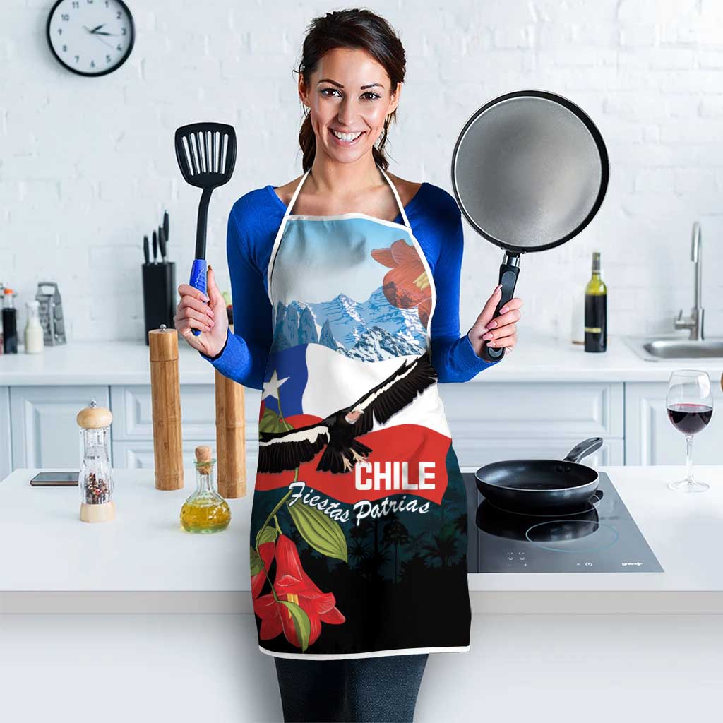 Chile Fiestas Patrias Apron Andean Condor Andes Mountains - Wonder Print Shop