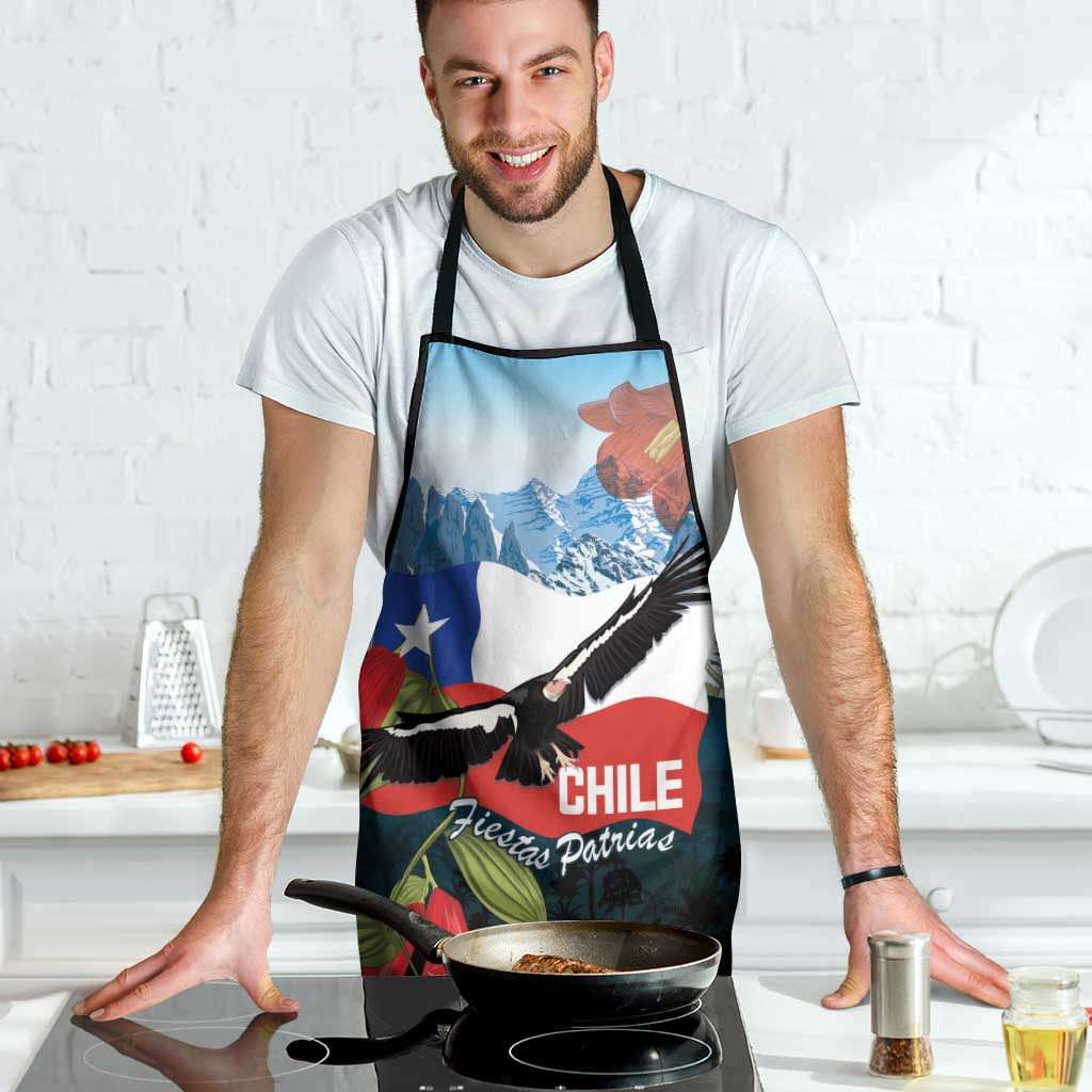 Chile Fiestas Patrias Apron Andean Condor Andes Mountains - Wonder Print Shop