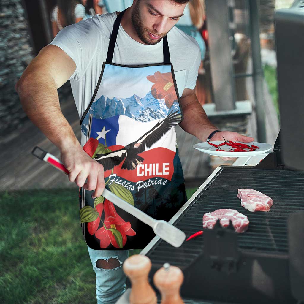 Chile Fiestas Patrias Apron Andean Condor Andes Mountains - Wonder Print Shop