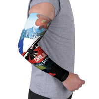 Chile Fiestas Patrias Arm Sleeves Andean Condor Andes Mountains - Wonder Print Shop