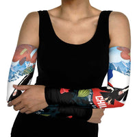 Chile Fiestas Patrias Arm Sleeves Andean Condor Andes Mountains - Wonder Print Shop