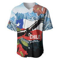 Chile Fiestas Patrias Baseball Jersey Andean Condor Andes Mountains - Wonder Print Shop