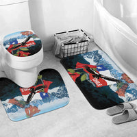 Chile Fiestas Patrias Bathroom Set Andean Condor Andes Mountains - Wonder Print Shop