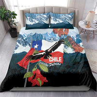 Chile Fiestas Patrias Bedding Set Andean Condor Andes Mountains - Wonder Print Shop