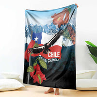 Chile Fiestas Patrias Blanket Andean Condor Andes Mountains - Wonder Print Shop