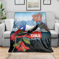 Chile Fiestas Patrias Blanket Andean Condor Andes Mountains - Wonder Print Shop