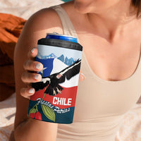 Chile Fiestas Patrias 4 in 1 Can Cooler Tumbler Andean Condor Andes Mountains - Wonder Print Shop