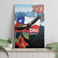 Chile Fiestas Patrias Canvas Wall Art Andean Condor Andes Mountains - Wonder Print Shop