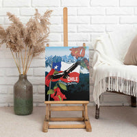 Chile Fiestas Patrias Canvas Wall Art Andean Condor Andes Mountains - Wonder Print Shop