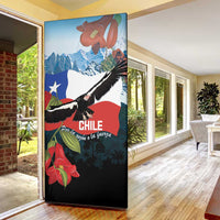 Chile Fiestas Patrias Door Cover Andean Condor Andes Mountains - Wonder Print Shop