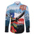 Chile Fiestas Patrias Family Matching Long Sleeve Bodycon Dress and Hawaiian Shirt Andean Condor Andes Mountains - Wonder Print Shop