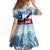 Chile Fiestas Patrias Family Matching Off The Shoulder Long Sleeve Dress and Hawaiian Shirt Andean Condor Andes Mountains - Wonder Print Shop