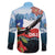 Chile Fiestas Patrias Family Matching Off The Shoulder Long Sleeve Dress and Hawaiian Shirt Andean Condor Andes Mountains - Wonder Print Shop