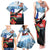 Chile Fiestas Patrias Family Matching Tank Maxi Dress and Hawaiian Shirt Andean Condor Andes Mountains - Wonder Print Shop