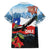 Chile Fiestas Patrias Family Matching Tank Maxi Dress and Hawaiian Shirt Andean Condor Andes Mountains - Wonder Print Shop