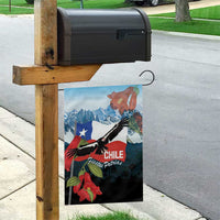 Chile Fiestas Patrias Garden Flag Andean Condor Andes Mountains - Wonder Print Shop