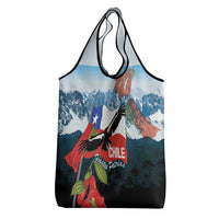 Chile Fiestas Patrias Grocery Bag Andean Condor Andes Mountains - Wonder Print Shop