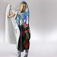 Chile Fiestas Patrias Hooded Blanket Andean Condor Andes Mountains - Wonder Print Shop