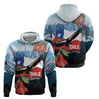 Chile Fiestas Patrias Hoodie Andean Condor Andes Mountains - Wonder Print Shop