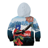 Chile Fiestas Patrias Kid Hoodie Andean Condor Andes Mountains - Wonder Print Shop