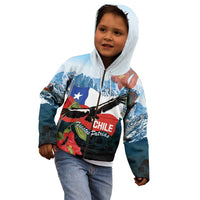 Chile Fiestas Patrias Kid Hoodie Andean Condor Andes Mountains - Wonder Print Shop