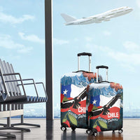 Chile Fiestas Patrias Luggage Cover Andean Condor Andes Mountains - Wonder Print Shop