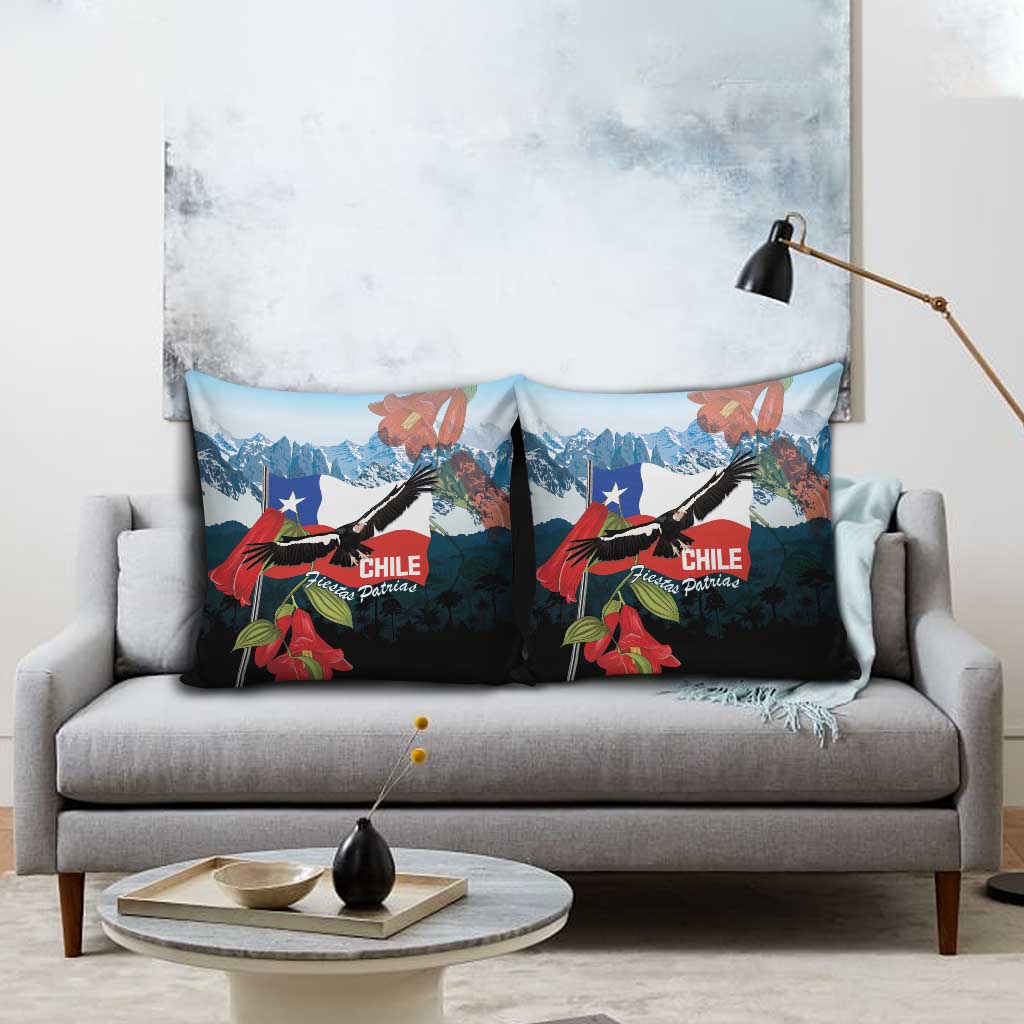 Chile Fiestas Patrias Pillow Cover Andean Condor Andes Mountains - Wonder Print Shop