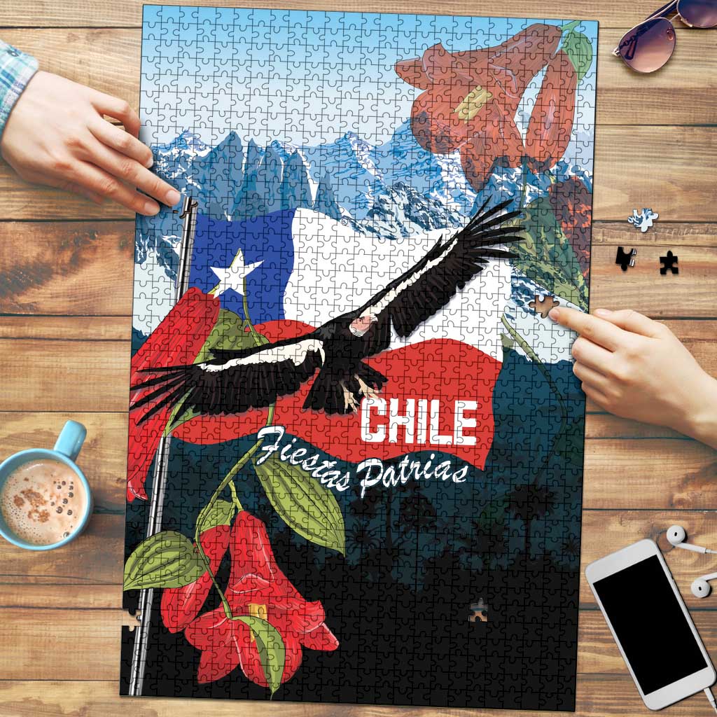 Chile Fiestas Patrias Puzzle Andean Condor Andes Mountains - Wonder Print Shop