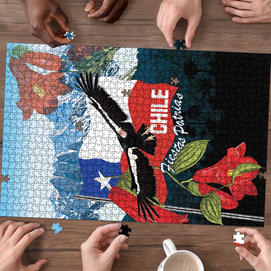 Chile Fiestas Patrias Puzzle Andean Condor Andes Mountains - Wonder Print Shop