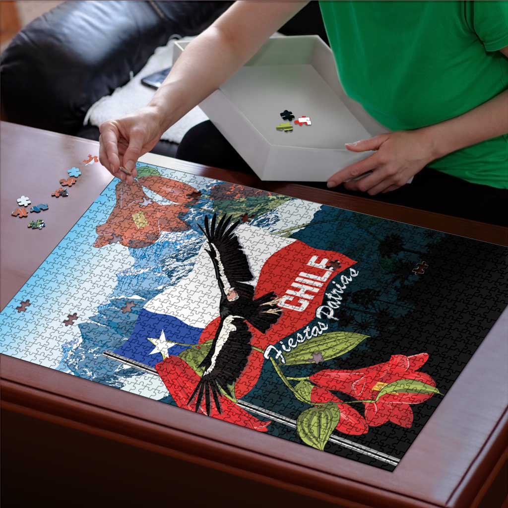 Chile Fiestas Patrias Puzzle Andean Condor Andes Mountains - Wonder Print Shop
