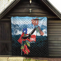 Chile Fiestas Patrias Quilt Andean Condor Andes Mountains - Wonder Print Shop
