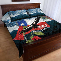 Chile Fiestas Patrias Quilt Bed Set Andean Condor Andes Mountains - Wonder Print Shop