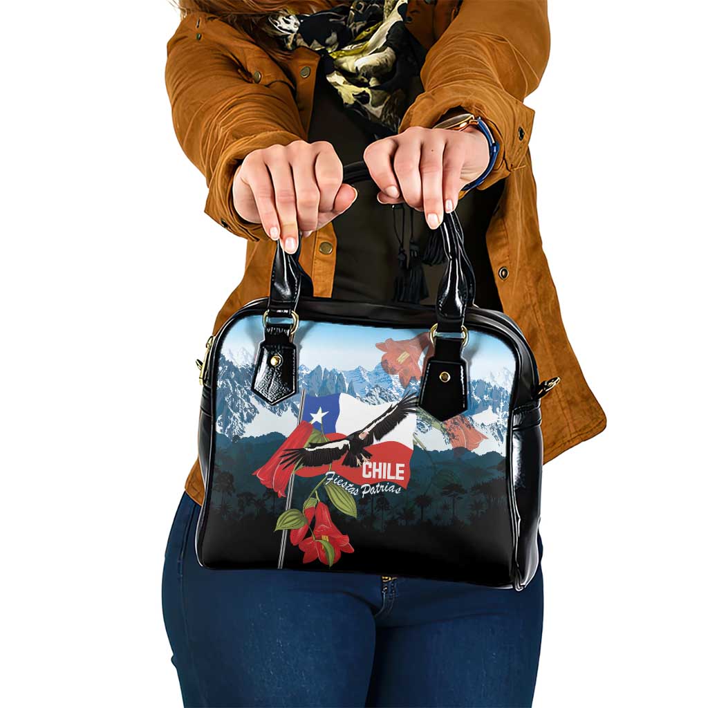 Chile Fiestas Patrias Shoulder Handbag Andean Condor Andes Mountains - Wonder Print Shop