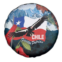 Chile Fiestas Patrias Spare Tire Cover Andean Condor Andes Mountains - Wonder Print Shop