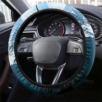 Chile Fiestas Patrias Steering Wheel Cover Andean Condor Andes Mountains - Wonder Print Shop