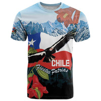 Chile Fiestas Patrias T Shirt Andean Condor Andes Mountains - Wonder Print Shop