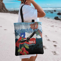 Chile Fiestas Patrias Tote Bag Andean Condor Andes Mountains - Wonder Print Shop