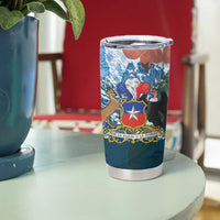 Chile Fiestas Patrias Tumbler Cup Andean Condor Andes Mountains - Wonder Print Shop