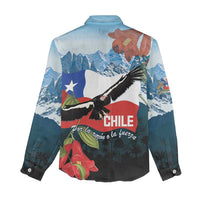 Chile Fiestas Patrias Women Casual Shirt Andean Condor Andes Mountains - Wonder Print Shop