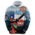 Chile Fiestas Patrias Zip Hoodie Andean Condor Andes Mountains - Wonder Print Shop