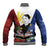 Philippines Rizal Day Baseball Jacket Filipino Sampaguita Grunge Style - Wonder Print Shop