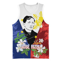 Philippines Rizal Day Basketball Jersey Filipino Sampaguita Grunge Style - Wonder Print Shop