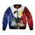Philippines Rizal Day Bomber Jacket Filipino Sampaguita Grunge Style - Wonder Print Shop