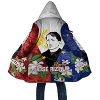 Philippines Rizal Day Cloak Filipino Sampaguita Grunge Style - Wonder Print Shop