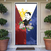 Philippines Rizal Day Door Cover Filipino Sampaguita Grunge Style - Wonder Print Shop