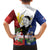 Philippines Rizal Day Family Matching Off The Shoulder Long Sleeve Dress and Hawaiian Shirt Filipino Sampaguita Grunge Style - Wonder Print Shop