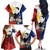 Philippines Rizal Day Family Matching Off The Shoulder Long Sleeve Dress and Hawaiian Shirt Filipino Sampaguita Grunge Style - Wonder Print Shop
