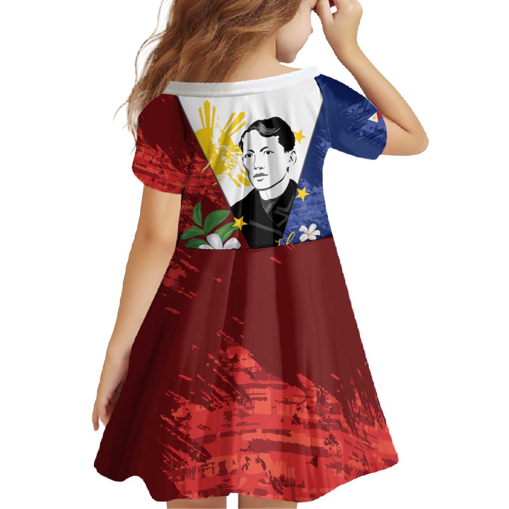 Philippines Rizal Day Family Matching Off Shoulder Maxi Dress and Hawaiian Shirt Filipino Sampaguita Grunge Style - Wonder Print Shop