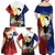 Philippines Rizal Day Family Matching Off Shoulder Maxi Dress and Hawaiian Shirt Filipino Sampaguita Grunge Style - Wonder Print Shop