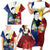 Philippines Rizal Day Family Matching Short Sleeve Bodycon Dress and Hawaiian Shirt Filipino Sampaguita Grunge Style - Wonder Print Shop